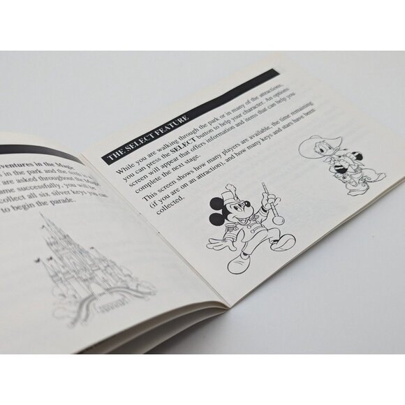 Disney Adventures In The Magic Kingdom (Nintendo NES) Manual Only - Picture 5 of 6